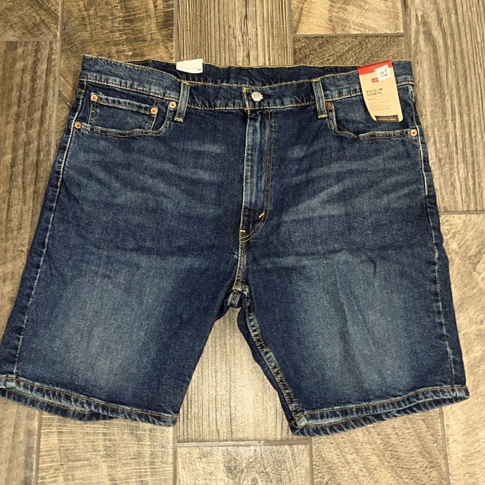 Nwt 412 slim jean shorts